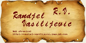Ranđel Vasilijević vizit kartica